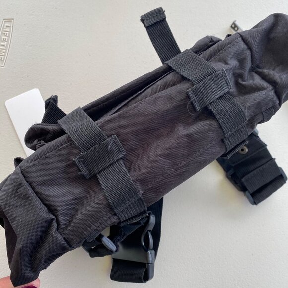 Tactical Molle Waist Bag Black Adjustable Straps Multiple Compartments Durable N - Picture 6 of 7